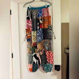 Colorful Patchwork Pants